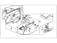 Honda 83550-SM1-A00ZA Lining, L. FR. Door *B44L/B44L* (PALMY BLUE/PALMY BLUE)