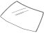 Honda 73111-SM4-A00 Glass, Front Windshield (Blue) (Half Shade)