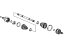 Honda 44306-TRV-A01 Shaft Assembly, L Drive