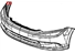 Honda 71193-TR0-A02 Spacer, R. FR. Bumper