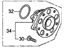 Honda 42200-SNC-951 Bearing Assembly, Rear Hub Unit