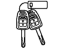 Honda 06350-T5R-C71 Cylinder Set, Key