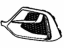 Honda 71518-TGH-A50ZB Garnish, Drvier Side (Rallye Red)