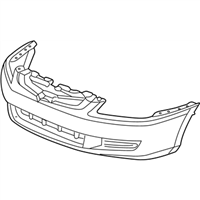 Honda 04711-SDN-A81ZZ Face, FR. Bumper (DOT)