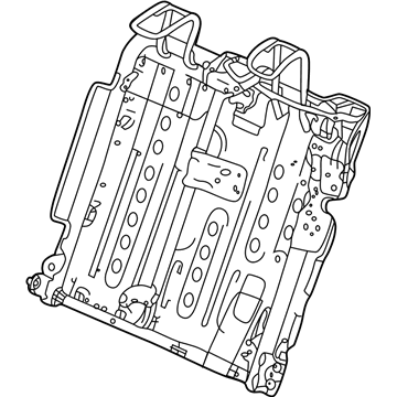 Honda 82526-TGG-A31 Frame, L. RR. Seat-Back