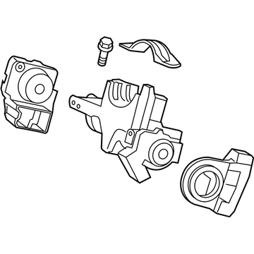 Honda Civic Ignition Lock Cylinder - 06351-TR0-961