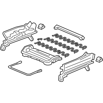 Honda 81136-SJC-A11 Frame, R. FR. Seat Cushion