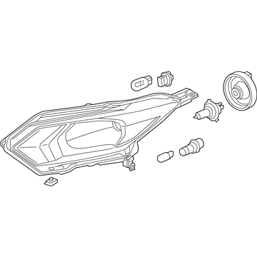 Honda 33150-T7S-A01 Headlight Assembly, Driver Side