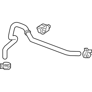 Honda Civic Brake Booster Vacuum Hose - 46402-TBA-A01