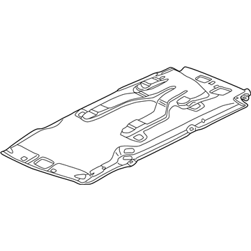 Honda 83200-S0X-A01ZA Lining Assy., Roof *G50L* (LIGHT FERN)