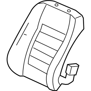 Honda 81127-SWA-A21 Pad, R. FR. Seat-Back (With OPDS Sensor)