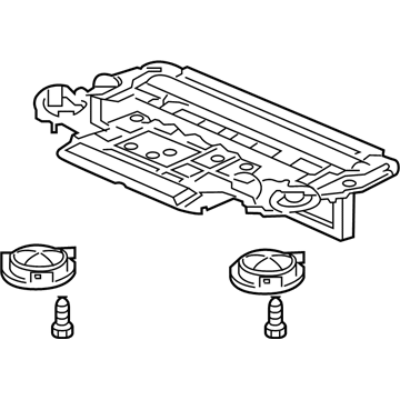 Honda 39460-TK8-A12ZB Display Unit, RR. *NH686L* (Wide) (Panasonic) (WARM GRAY)