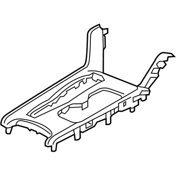 Honda 77298-TVA-A21ZB Panel Assy., Center Console *NH869L* (GRAND BONHEUR SILVER)