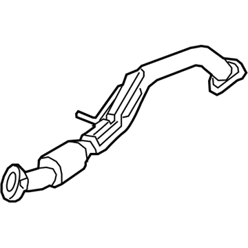Honda Civic Exhaust Pipe - 18210-TGH-A02