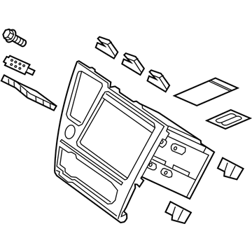 Honda 39100-TT1-A52 Audio Unit, Display (Mitsubishi)