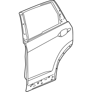 Honda 67510-TLA-A00ZZ Panel, R. RR. Door