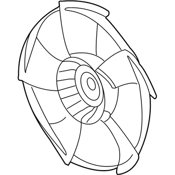 Honda 19020-6L2-A01 Fan Complete, Cooling