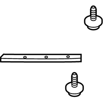 Honda 74142-TS8-A50 Rubber, R. Headlight Seal