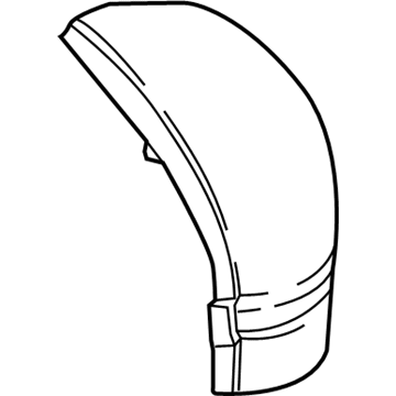 Honda 76201-THR-A01 Housing, Passenger Side (Upper)