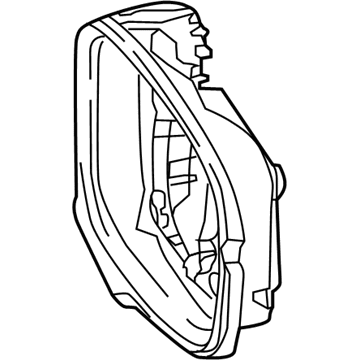 Honda 76255-THR-A02 Housing Set, Driver Side