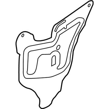 Honda 72861-T0A-A11 Seal, L. RR. Door Hole