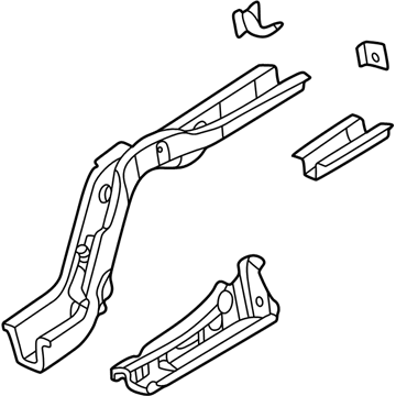 Honda 65660-S87-A00ZZ Frame, L. RR.