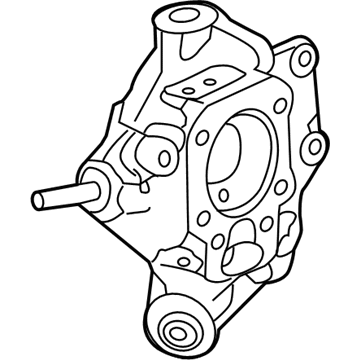 Honda 52210-TJZ-A00 Knuckle, Right Rear