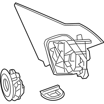 Honda 76258-T2F-A11 Base/Bracket L S