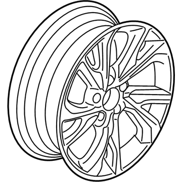 Honda 42700-TGG-A72 Disk, Aluminum Wheel (18X8J) (Asahi)