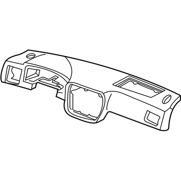 Honda 77102-S01-A90ZA Pad, Instrument Panel (Upper) *NH178L* (EXCEL CHARCOAL)