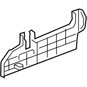 Honda 81691-S9A-A21ZB Cover, L. Center Table (Outer)*YR239L* (KI IVORY)