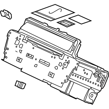 Honda 39171-TM8-A02 Audio Unit, Base