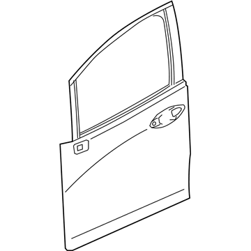 Honda 67111-T5R-A01ZZ Skin,R FR Door