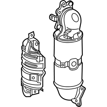 Honda CR-V Catalytic Converter - 18150-5PA-A10