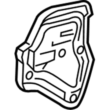 Honda 72321-THR-A01 Seal A, R. FR. Door Hole