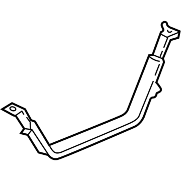 Honda 17521-S3Y-000 Band, Passenger Side Fuel Tank Mounting