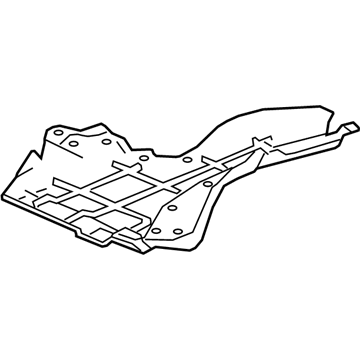 Honda 74570-TVA-A00 Cover Assy., L. Middle Floor (Lower)