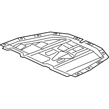 Honda 74114-TGH-A00 Plate, FR. Cover