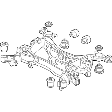 Honda 50300-T6Z-A01 Sub-Frame, Rear (4Wd)