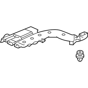 Honda 83381-TZ5-A00 Duct Assy., L. RR. Heater