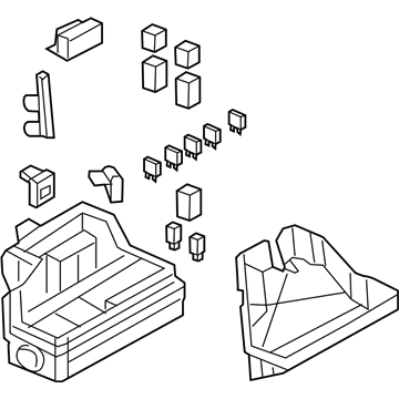 Honda CR-V Relay Block - 38250-SWA-013
