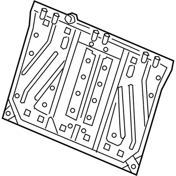 Honda 82126-T3Z-A01 Frame, RR. Seat-Back