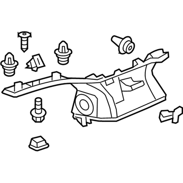 Honda 84149-TK8-A03ZA Garnish, R. *NH556L*