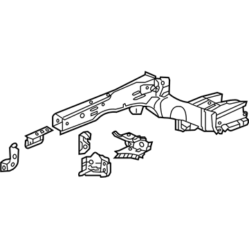 Honda 60810-TK6-A01ZZ Frame, R. FR. Side