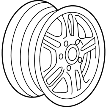 Honda 42700-SCV-A71 Disk, Aluminum Wheel (16X6 1/2Jj) (Tpms) (St.Marys)