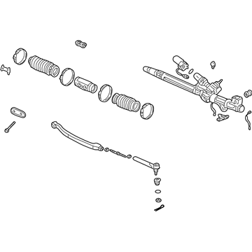 2002 Honda Insight Rack And Pinion - 53601-S3Y-A04