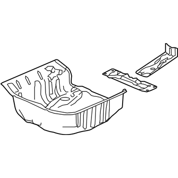 Honda 04655-T5R-A00ZZ Panel Set, RR. Floor