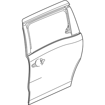 Honda 67510-THR-A00ZZ Panel, R. Slide Door