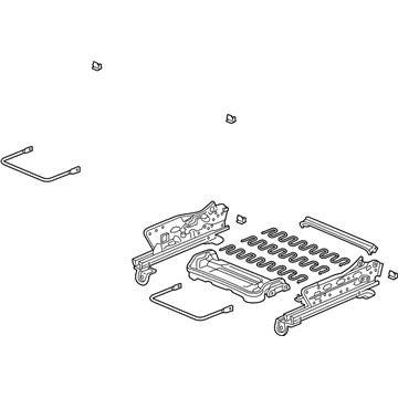 Honda 81136-SDN-A01 Frame, R. FR. Seat Cushion