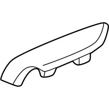 Honda 83705-S5B-J01ZA Armrest Assembly, Right Rear Door (Ivory)